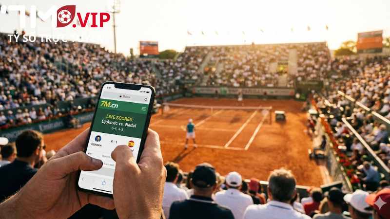  Cập nhật livescore tennis thuận tiện trên thiết bị di động.