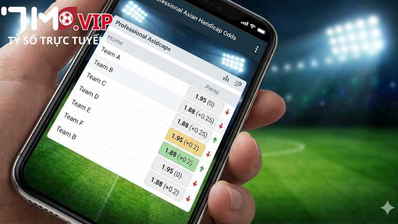 Theo dõi Odds từ lúc mở kèo giúp nhận diện xu hướng thị trường.
