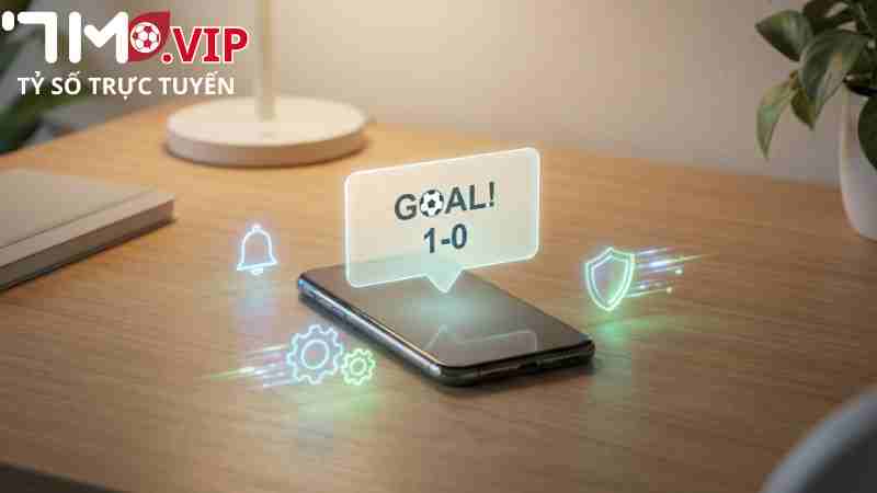 Tùy chỉnh thông báo đẩy giúp bạn không lỡ nhịp trận đấu.