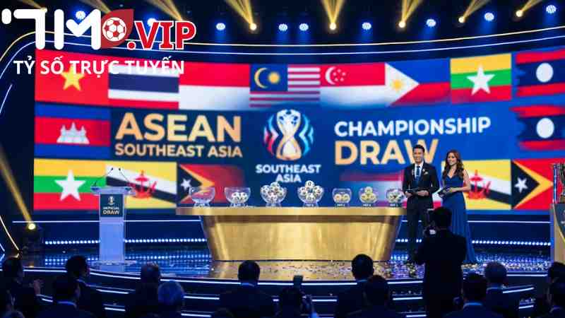Lễ bốc thăm chia bảng giải bóng đá ASEAN Cup 2026.