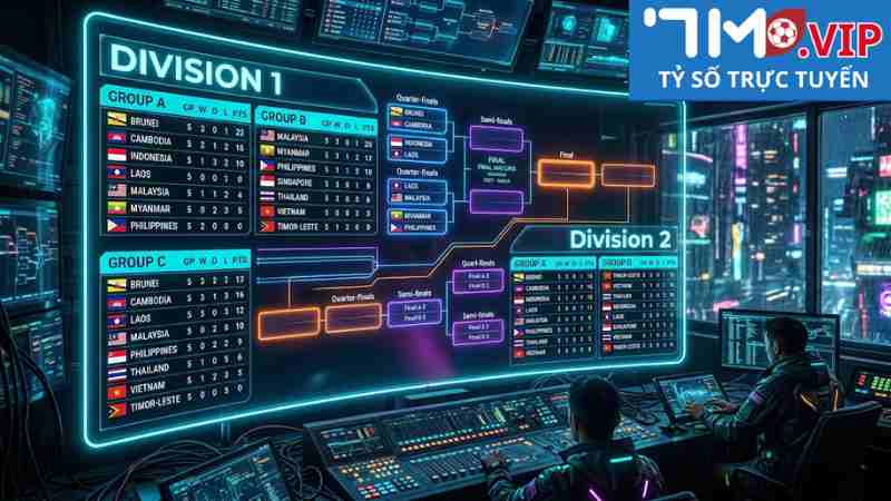 Thể thức thi đấu 2 phân hạng mới lạ tại ASEAN Cup 2026
